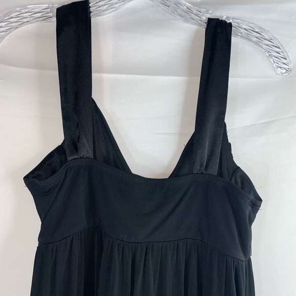 Appropriate Behavior Dress Satin Straps Sleeveless - Picture 7 of 9
